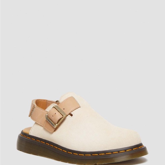 Dr. Martens Jorge II Suede & Leather Slingback Mules - Picture 2 of 7